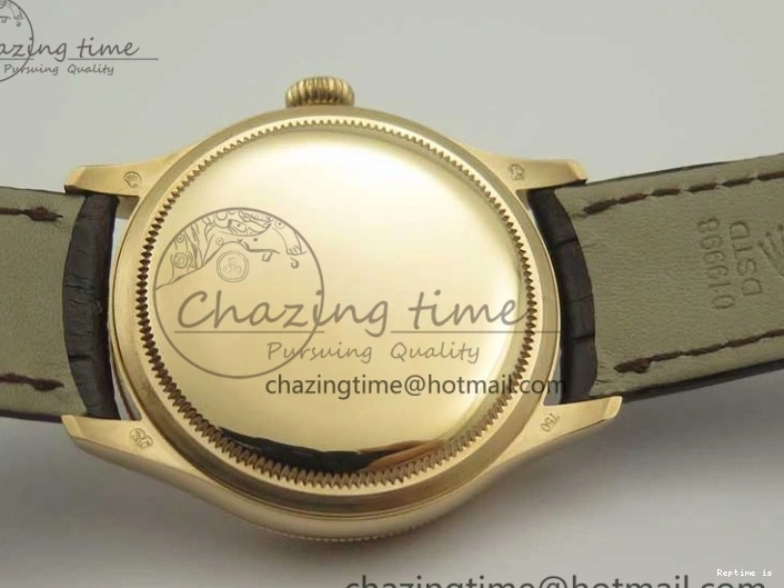 1222 Tailored Cellini Time 50509 RG MKF Best Edition Black Dial Roman Marker on Brown Leather Strap A3132 V 3406